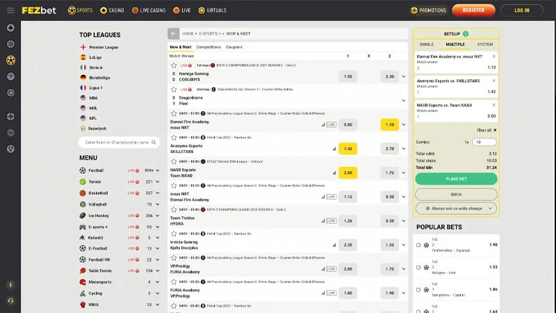 Sports Betting Depth