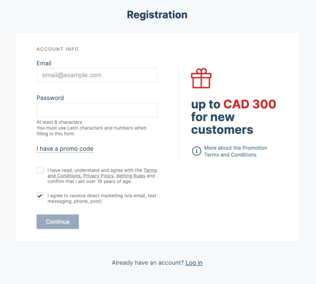 Account Registration